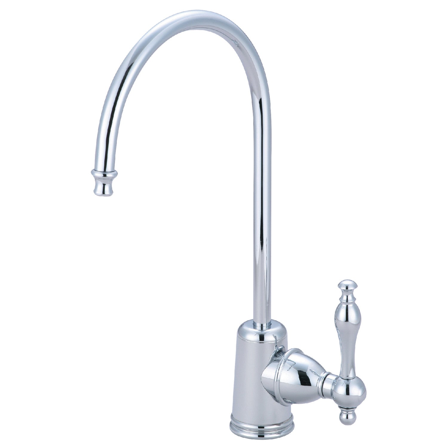 Kingston Heirloom KS7191NL - Naples Single-Handle 1-Hole Deck Mount Water Filtration Faucet, Polished Chrome — image 1